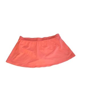Jaclyn Smith A-line Skirtini Swim Bottom | Coral | Size 12